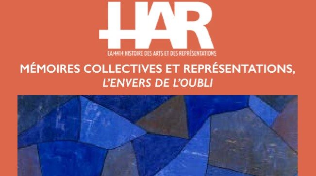 Séminaire des doctorants et jeunes docteurs du HAR / L’envers de l’oubli, 5 juin 2019