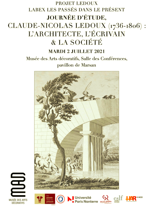 Journée d’études / Claude-Nicolas Ledoux (1736-1806), l’architecte, l’écrivain & la société, 2 juillet 2021