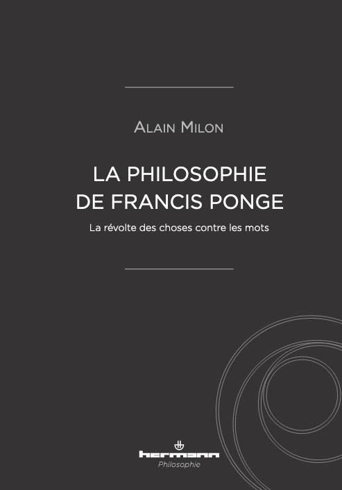 La philosophie de Francis Ponge