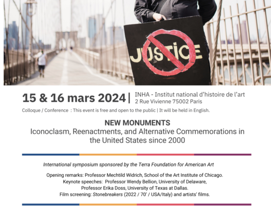Colloque international / New Monuments: Iconoclasm, Reenactments, and Alternative Commemorations in the United States since 2000