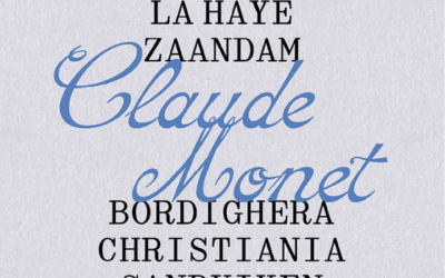 Partance. Claude Monet, Editions Cinabre 2026